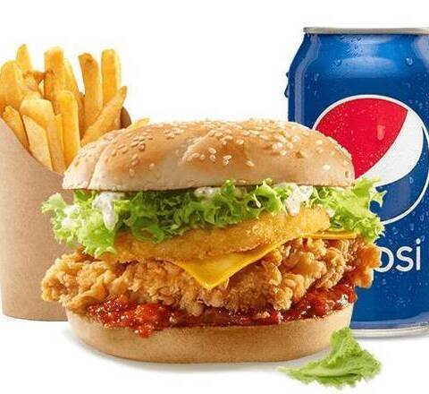 Chicken Fillet Burger Meal