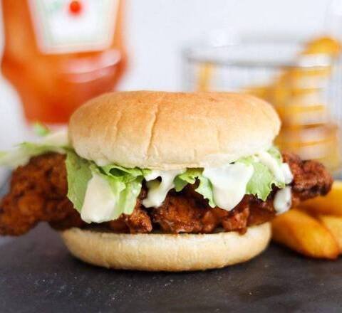 Chicken Fillet Burger on Its Own
