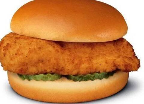 Fish Burger on Its Own